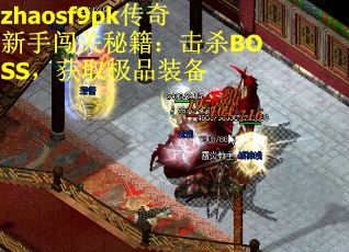 zhaosf9pk传奇新手闯关秘籍：击杀BOSS，获取极品装备