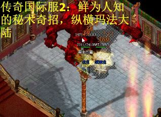 传奇国际服2：鲜为人知的秘术奇招，纵横玛法大陆