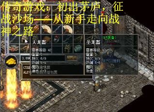 传奇游戏：初出茅庐，征战沙场——从新手走向战神之路