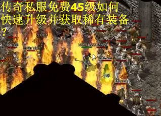 传奇私服免费45级如何快速升级并获取稀有装备？