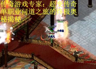 传奇游戏专家：超变传奇单职业问道之旅的终极奥秘揭秘