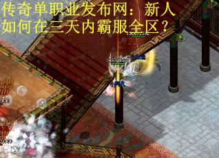 传奇单职业发布网：新人如何在三天内霸服全区？