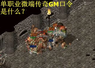 单职业微端传奇GM口令是什么？