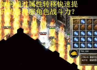 如何通过属性转移快速提升传奇搜服角色战斗力？