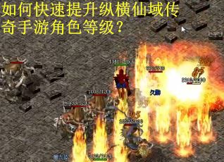 如何快速提升纵横仙域传奇手游角色等级？